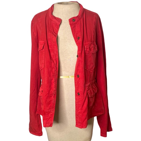 Sanctuary Jackets & Blazers - Sanctuary Red Utility Field Jacket